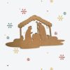 Belén Navideño en Madera Natural - Imagen 3